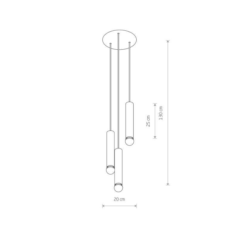Подвесная лампа Baton III