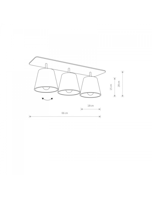 Ceiling lamp Awinion III