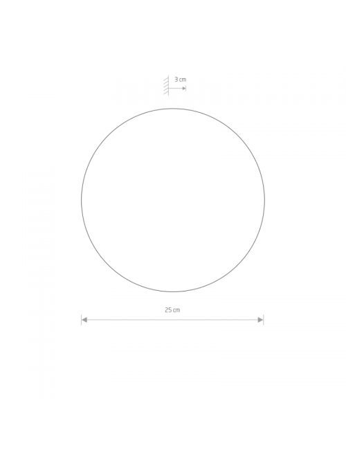 Wandleuchte Ring M