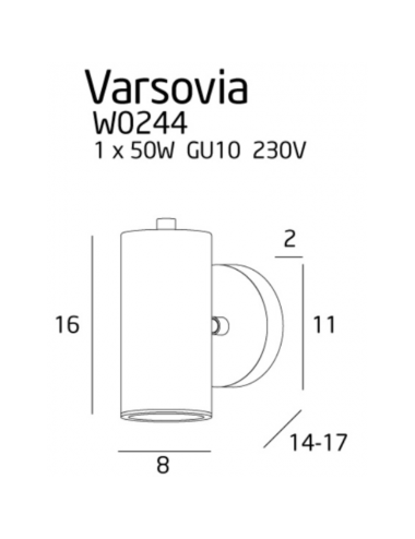 Настенная лампа Varsovia