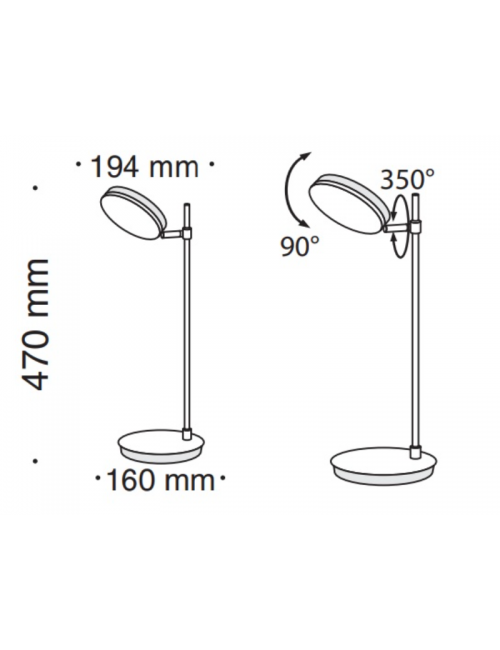 Tischleuchte Fad