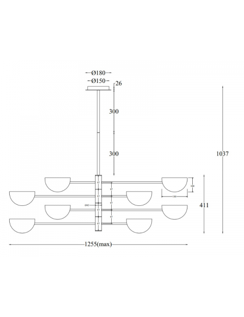 Pendant lamp Mollis