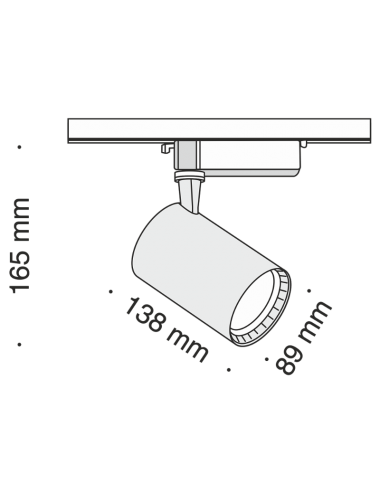 Šviestuvas bėgeliui TR003-1-17W4K-B TR003-1-15W4K-S-B | Maytoni | TavaGaisma.lv/lt
