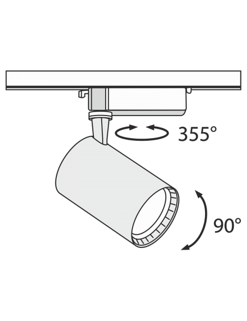 Strahler TR003-1-12W4K-B