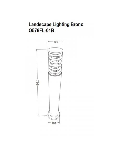 Gartenleuchte Bronx IP65