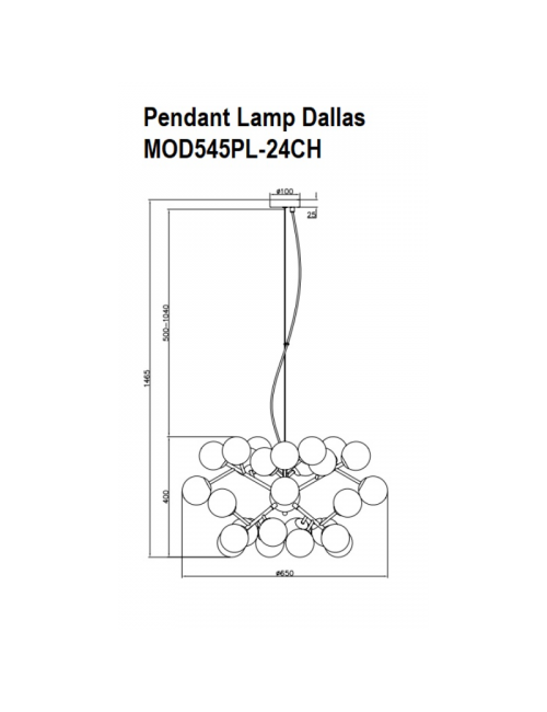 Pendant lamp Dallas