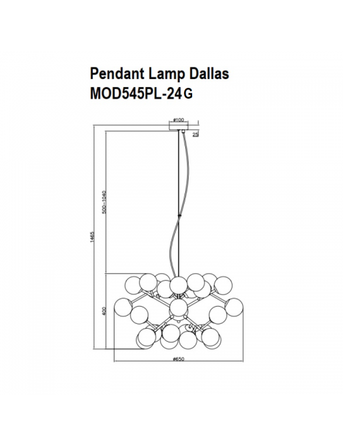 Pendelleuchte Dallas
