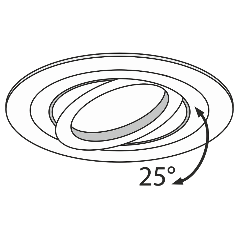 Recessed lamp Atom
