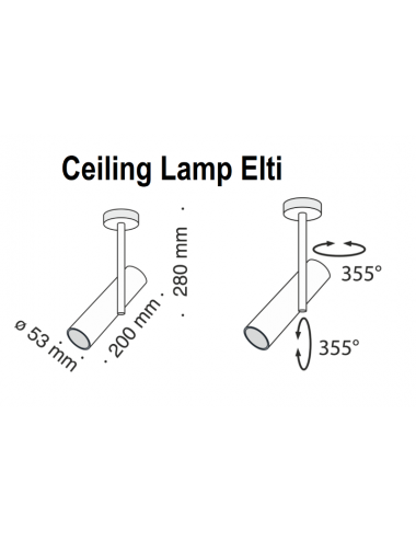 Maytoni Spotlampa Elti C020CL-01W | TavaGaisma.lv