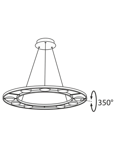 Piekaramā lampa Fad