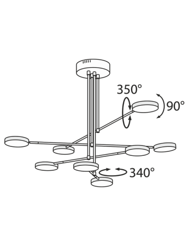 Ceiling lamp Fad MOD070PL-L48B3K | Maytoni | TavaGaisma.lv/en