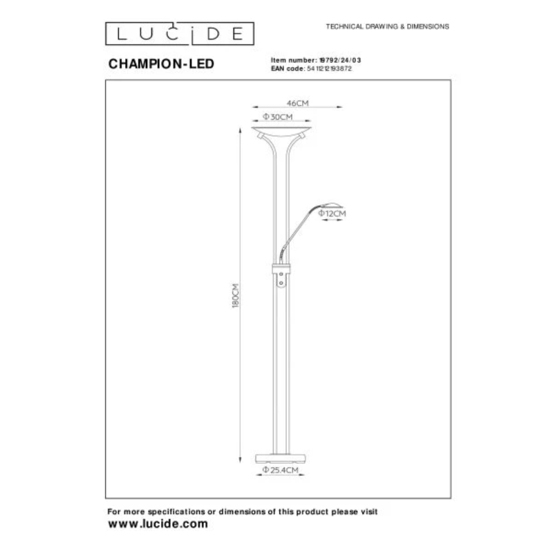 Floor lamp Champion