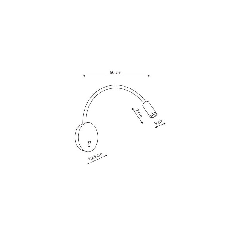 Wall lamp Senise