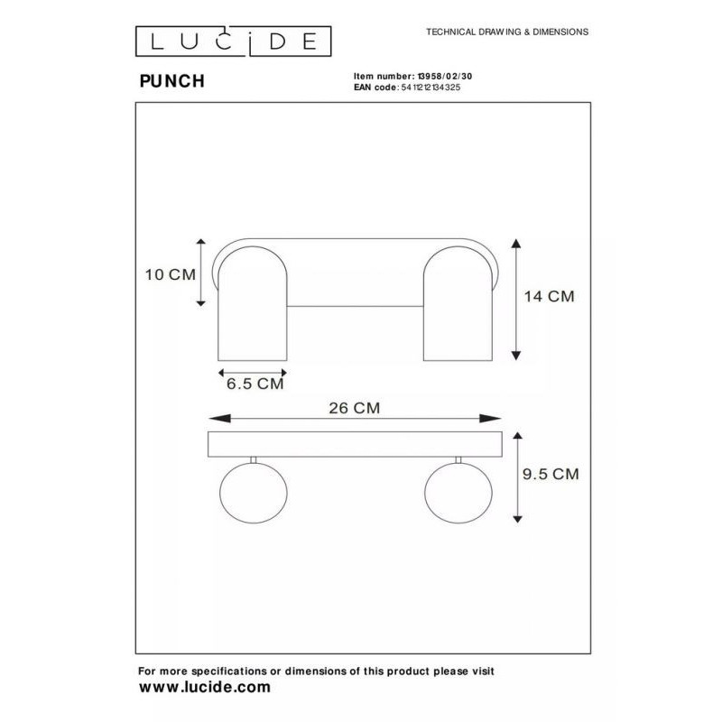 Griestu lampa Punch