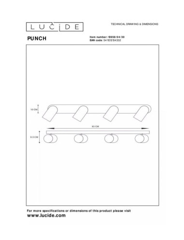 Deckenleuchte Punch