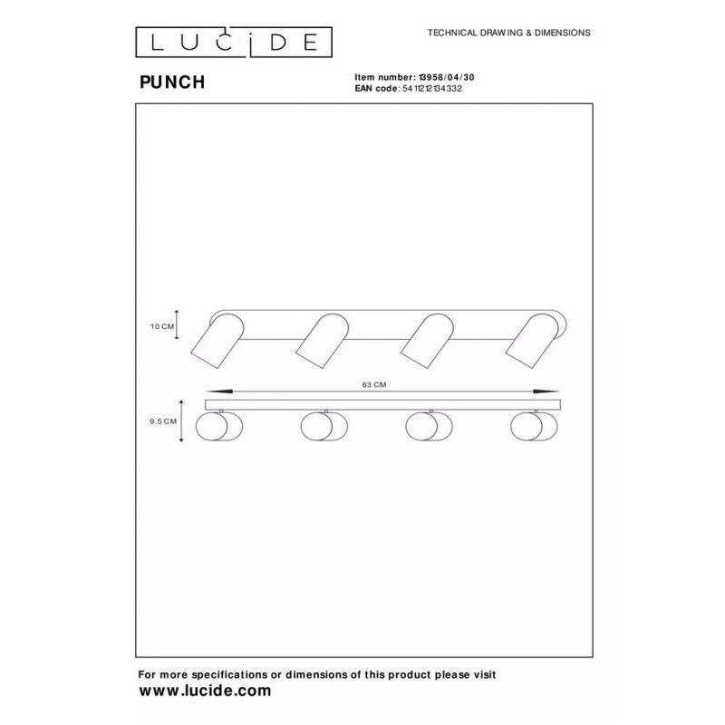 Ceiling lamp Punch