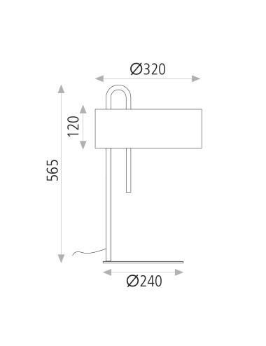 Tischleuchte Clip