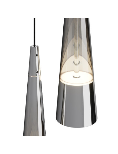 Maytoni Sienas lampa Sintesi P090WL-L24CH3K | TavaGaisma.lv