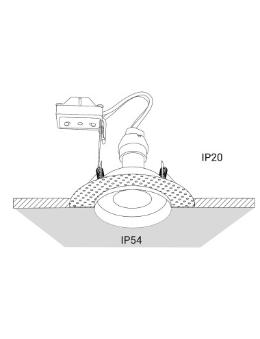 Einbauleuchte Echo IP54
