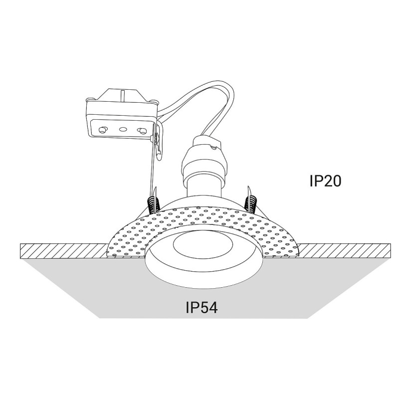 Recessed lamp Echo IP54