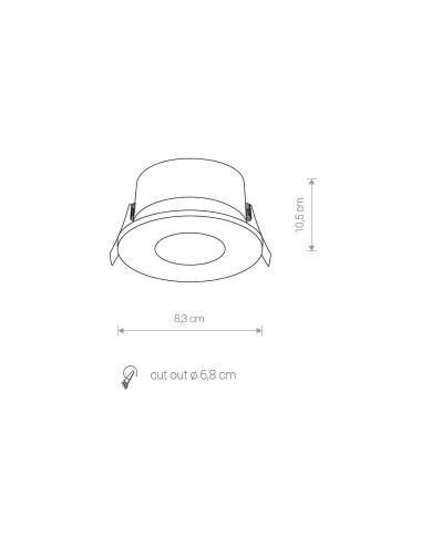 Nowodvorski Recessed lamp Golf IP54 8376 | TavaGaisma.lv/en