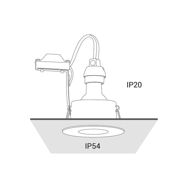 Einbauleuchte Golf IP54