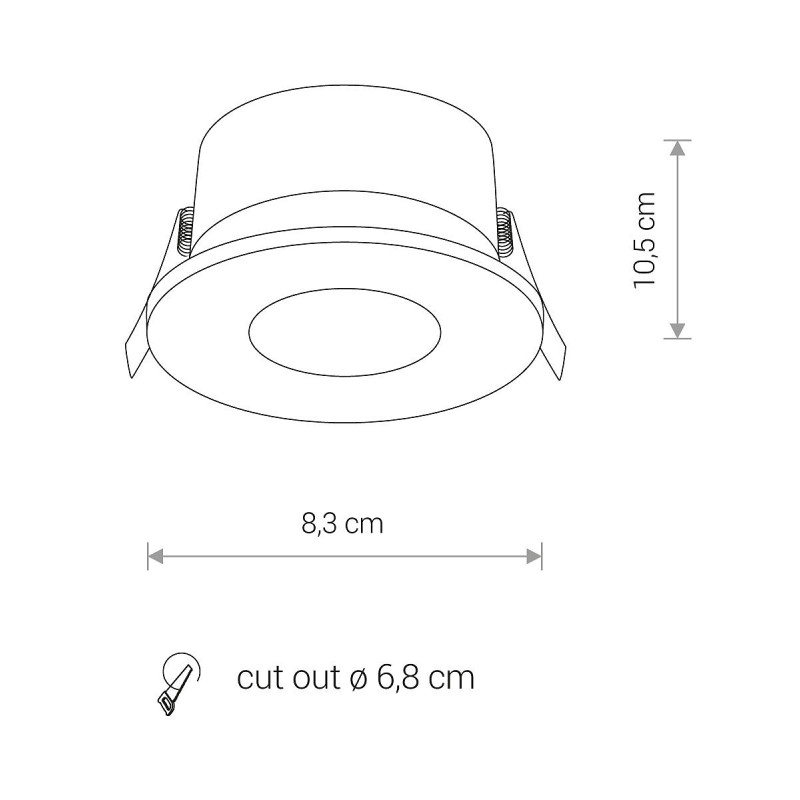 Einbauleuchte Golf IP54
