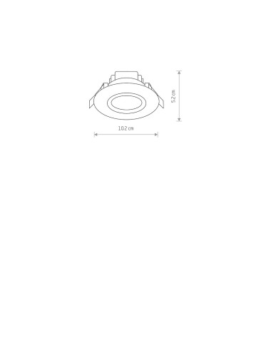 Einbauleuchte Helius IP44