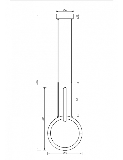 Pakabinamas šviestuvas Node
