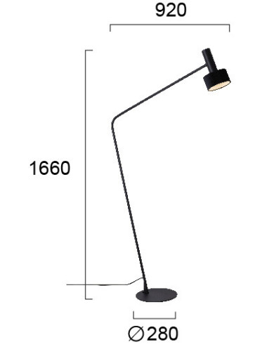 Floor lamp Arietta