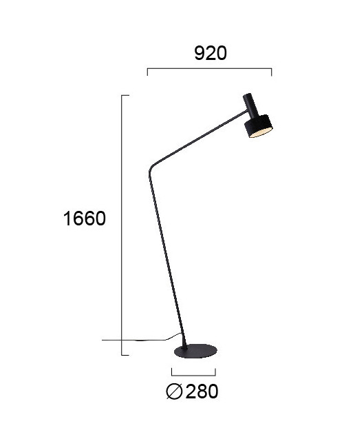 Floor lamp Arietta