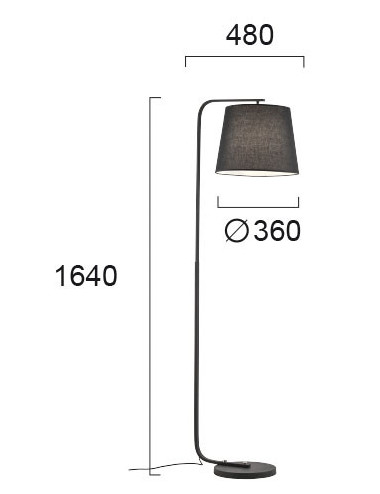Floor lamp Cobbe