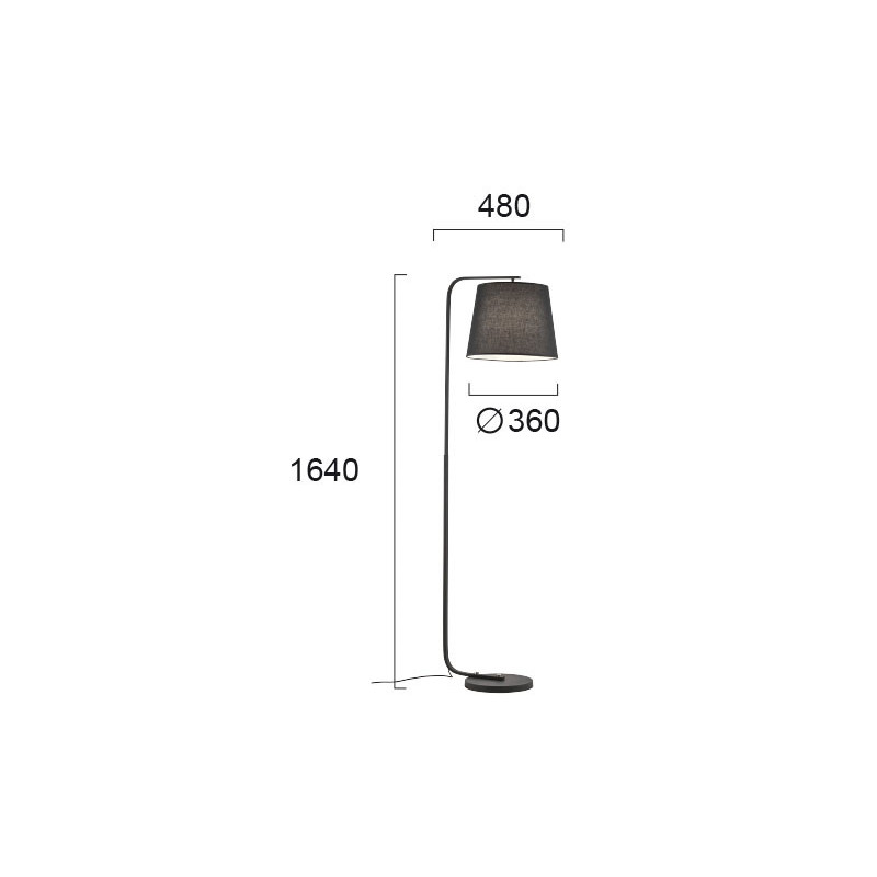 Floor lamp Cobbe