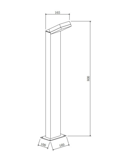 Gartenleuchte Paso IP54
