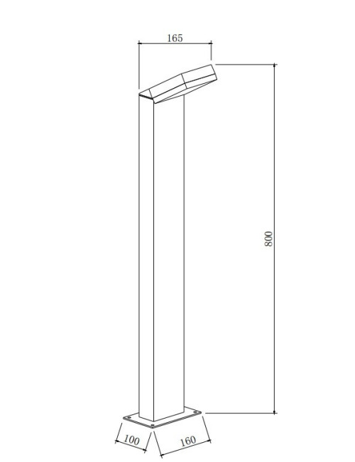 Dārza lampa Paso IP54