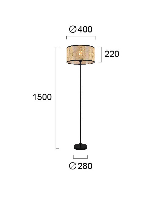 Floor lamp Gheisa