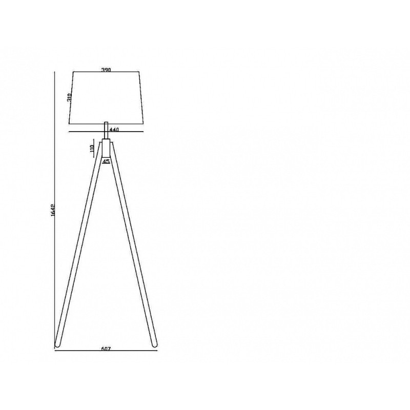 Floor lamp Calvin white