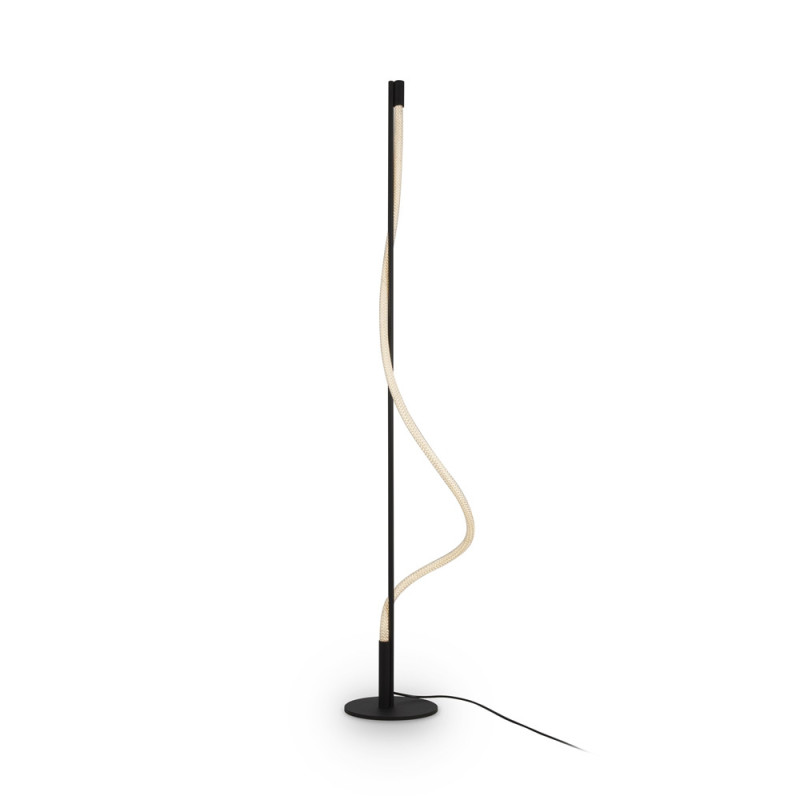 Floor lamp Tau black