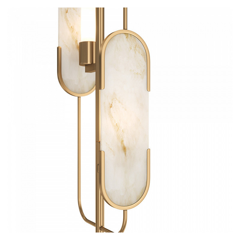Floor lamp Marmo gold