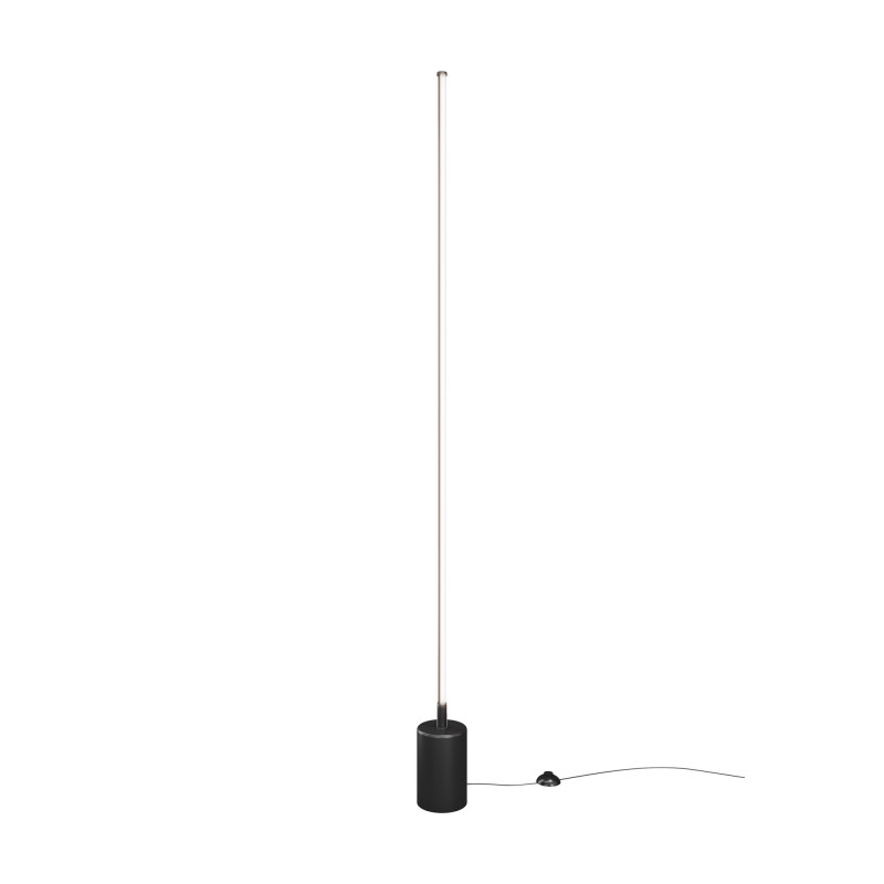 Floor lamp Flow black