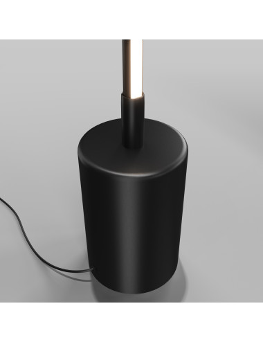 Stāvlampa Flow melna