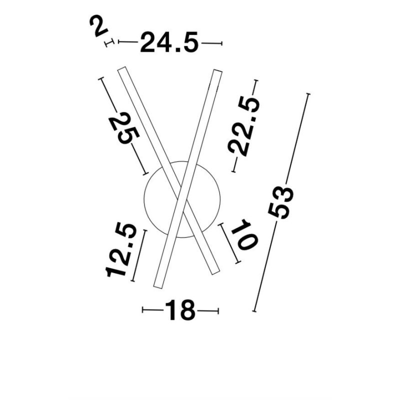 Wall lamp Reslin