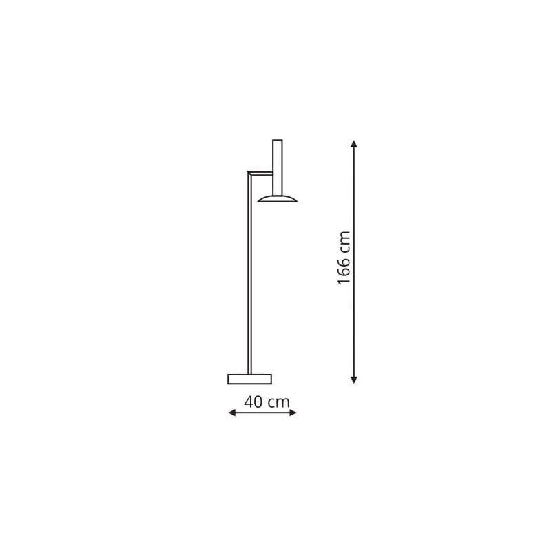 Floor lamp Hat white