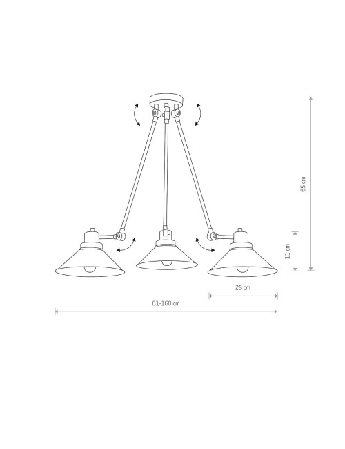 Deckenleuchte Techno III