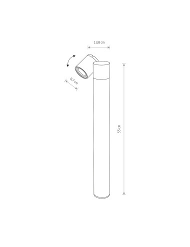 Gartenleuchte Tubings IP54