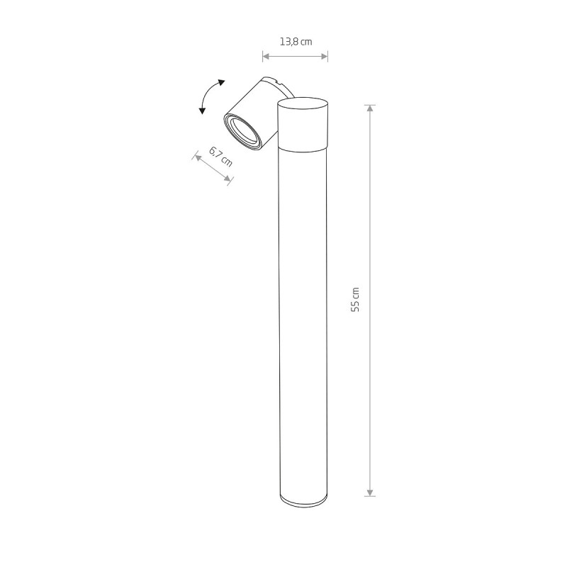 Dārza lampa Tubings IP54