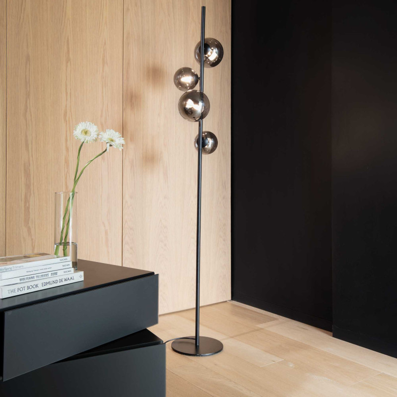 Floor lamp Perlage pt4 black