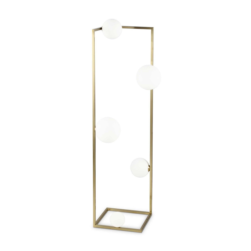 Floor lamp Angolo pt5 brass