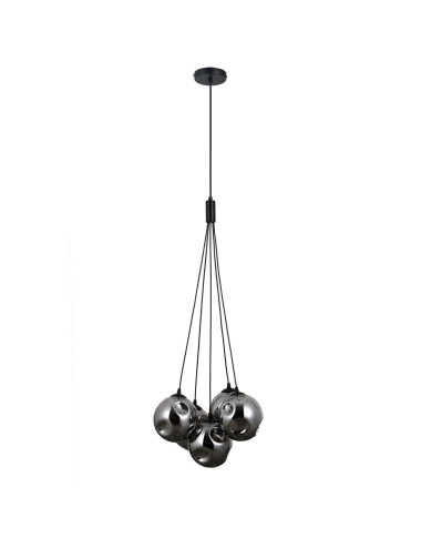 Pendant lamp Perlos black