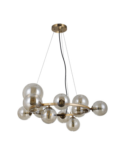 Pendant lamp Canello brass